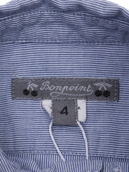 EXCELLENT Bonpoint Gray Cotton Shirt for Kids Size 4