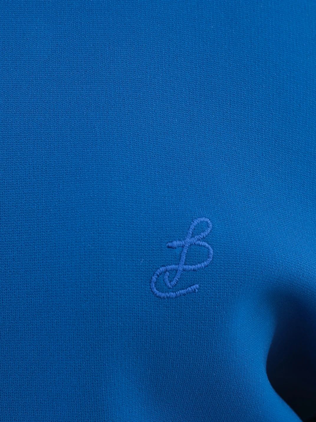 excellent balenciaga blue zip-up jacket size s women viscose