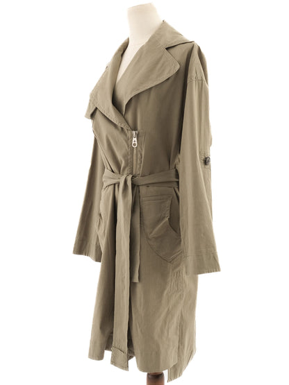 Excellent Vivienne Westwood Khaki Trench Coat Size S Women Viscose