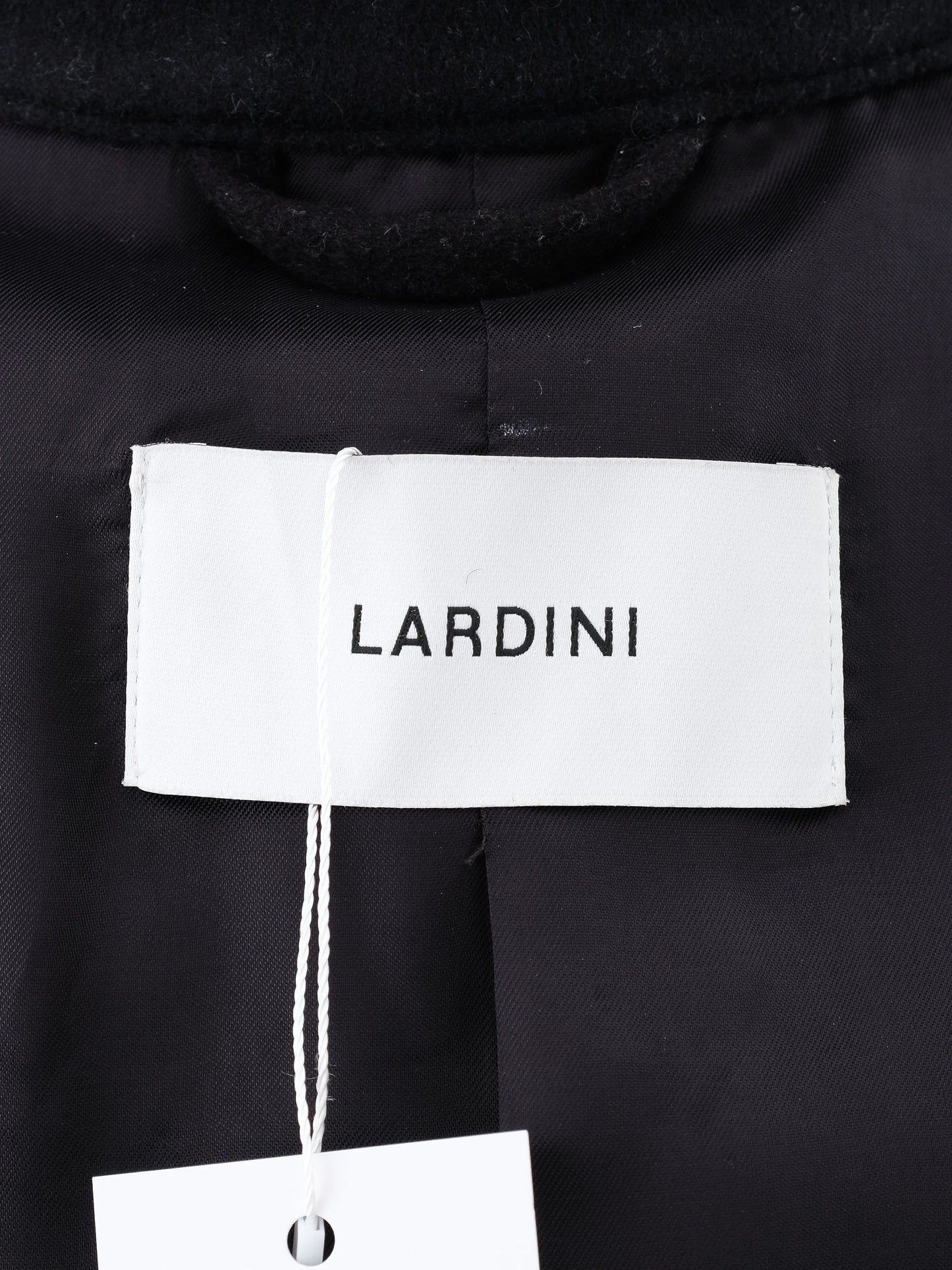 perfect lardini black viscose jacket size m for men