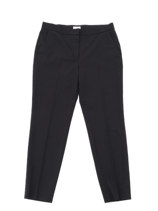 Excellent Escada Black Wool Pants Size L Women Germany