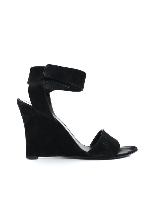 Excellent Celine Black Suede WomenÕs Shoes Size 37