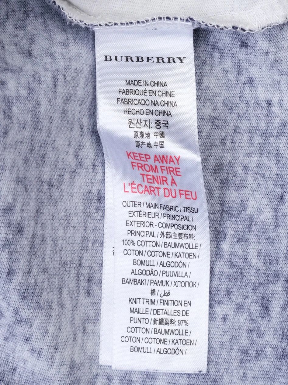 excellent burberry kids sweatshirt blue red size 10 with knight design