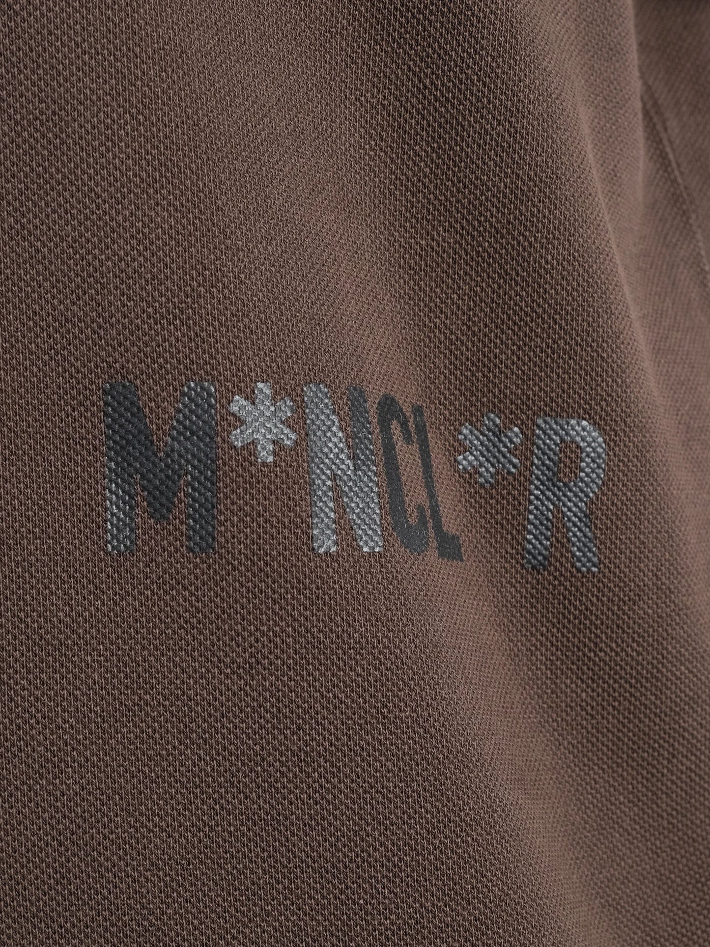 excellent moncler green cotton polo shirt size l with logo
