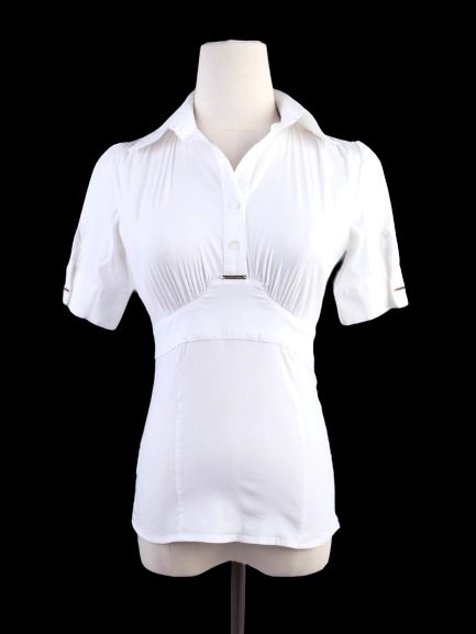 excellent elisabetta franchi women's blouse white size s