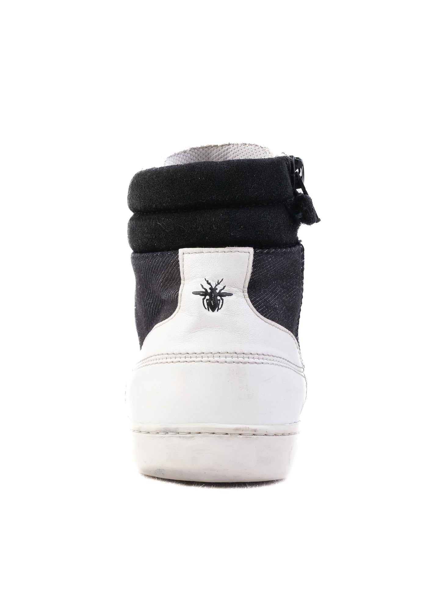 excellent dior high-top sneakers black fabric size 33 for kids