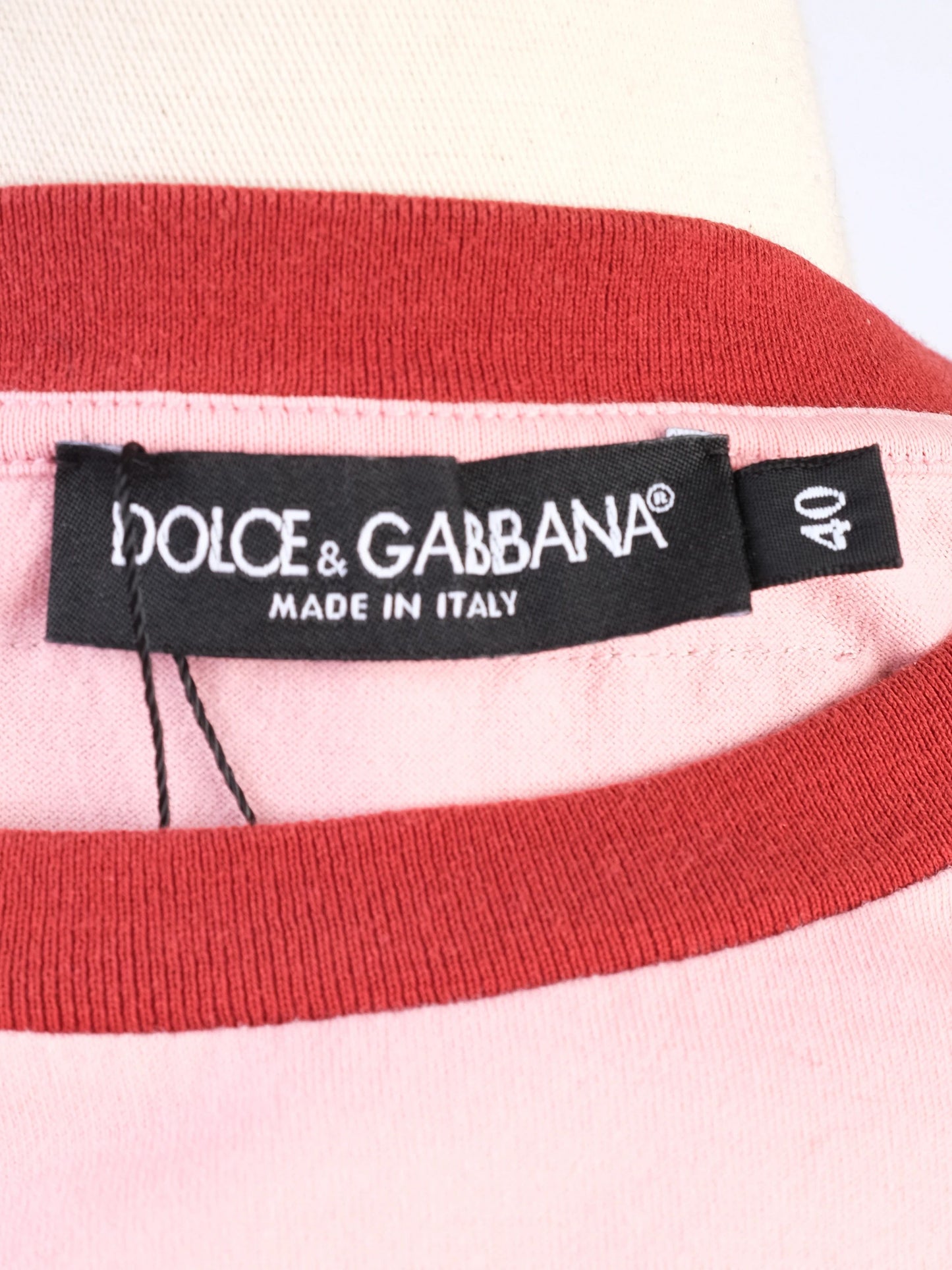 excellent dolce gabbana pink cotton t-shirt lõamore � bellezza