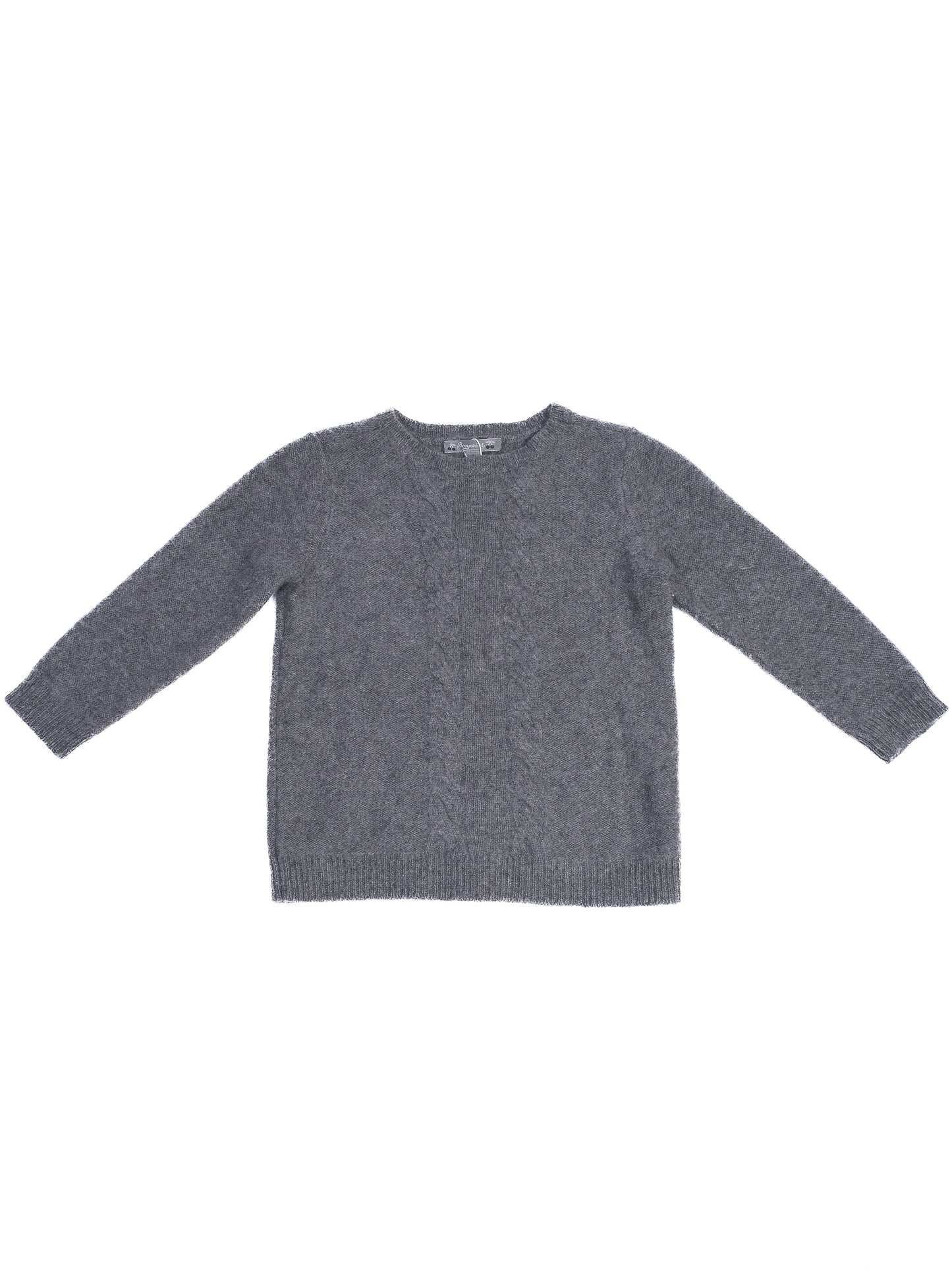 perfect bonpoint gray cashmere sweater for kids size 4