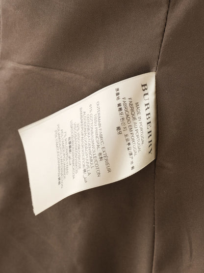 Excellent Burberry Orange Lace Trench Coat Size L