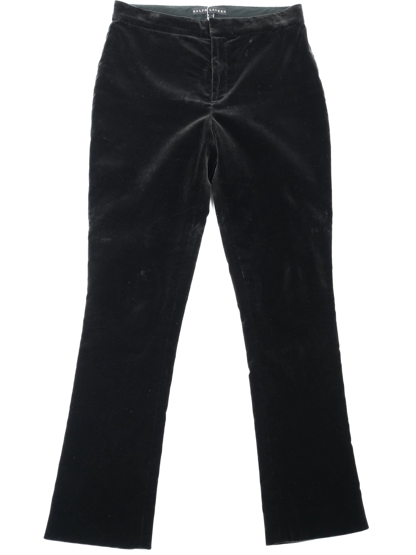 excellent ralph lauren green velvet pants size 6 made in italy