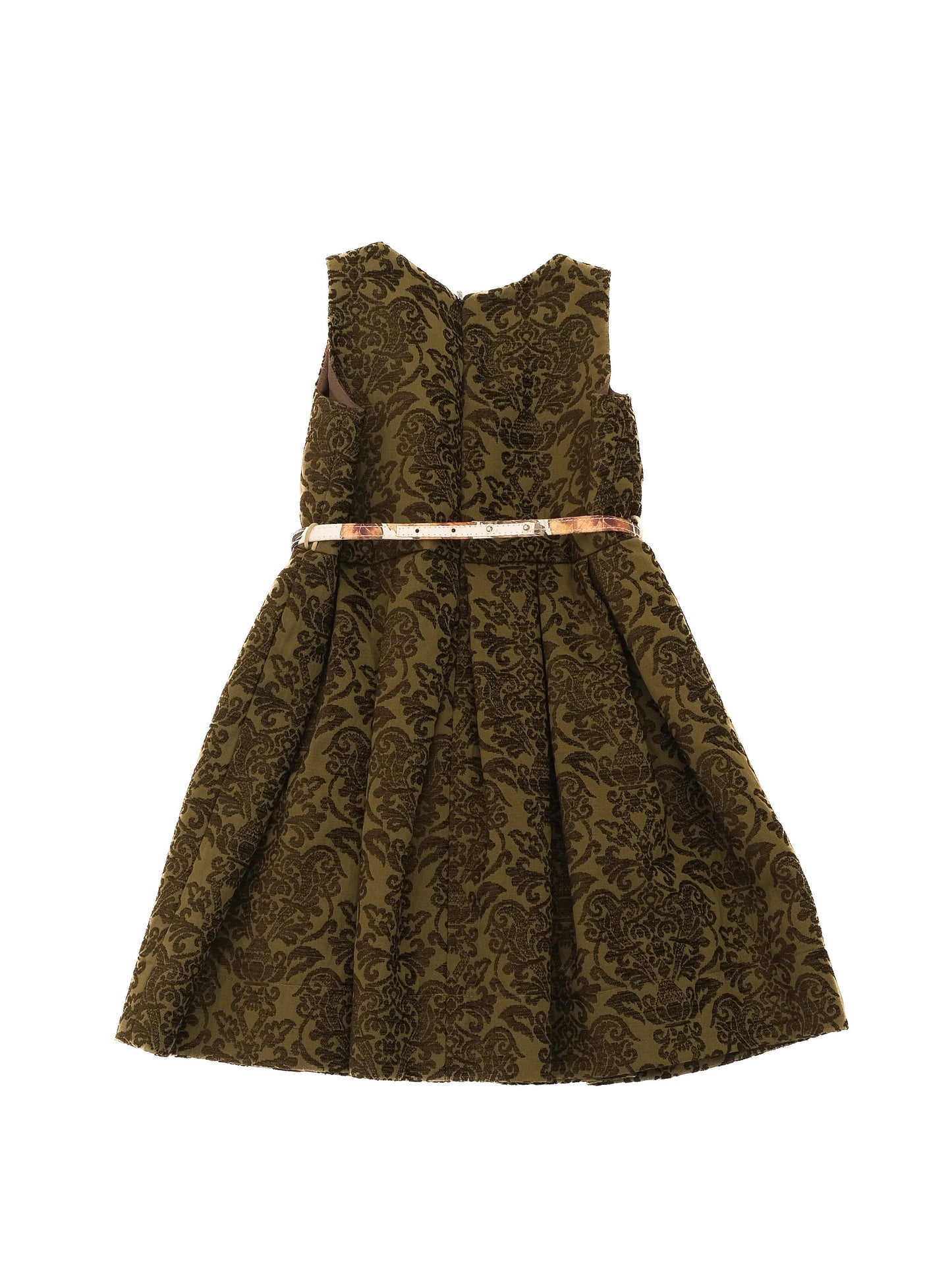 new monnalisa green floral dress size 5 for kids