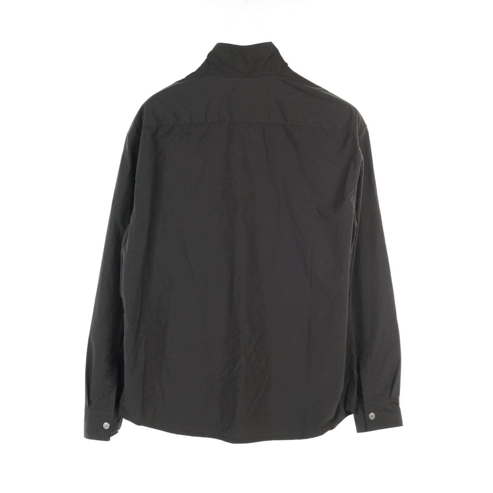 Hermes Boxy Fit Overlapping Pockets Other Tops Gray Cotton