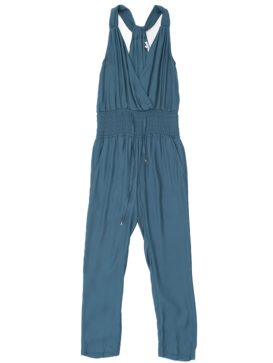 Excellent Patrizia Pepe Green Halter Neck Jumpsuit Size 40 M