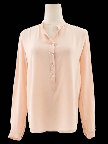 excellent stella mccartney pink silk blouse size xs