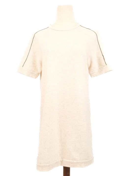Perfect Brunello Cucinelli Orange Cashmere Dress Size M