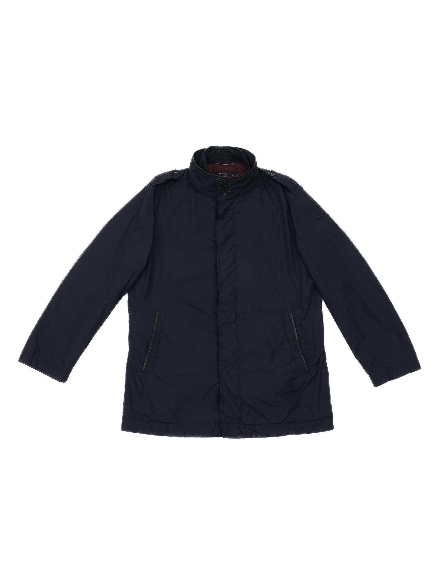 excellent paul&shark blue nylon jacket size l for men