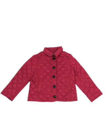Good Burberry Pink Quilted Jacket for Kids Size 4
