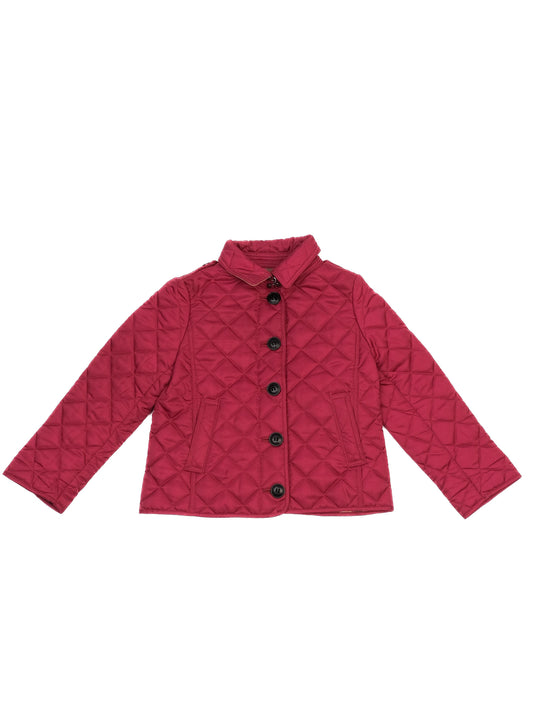 Good Burberry Pink Quilted Jacket for Kids Size 4