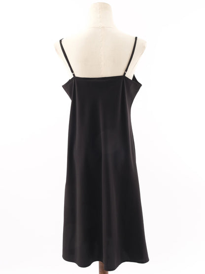 Excellent DKNY Green Slip Dress XL Spaghetti Straps Polyester