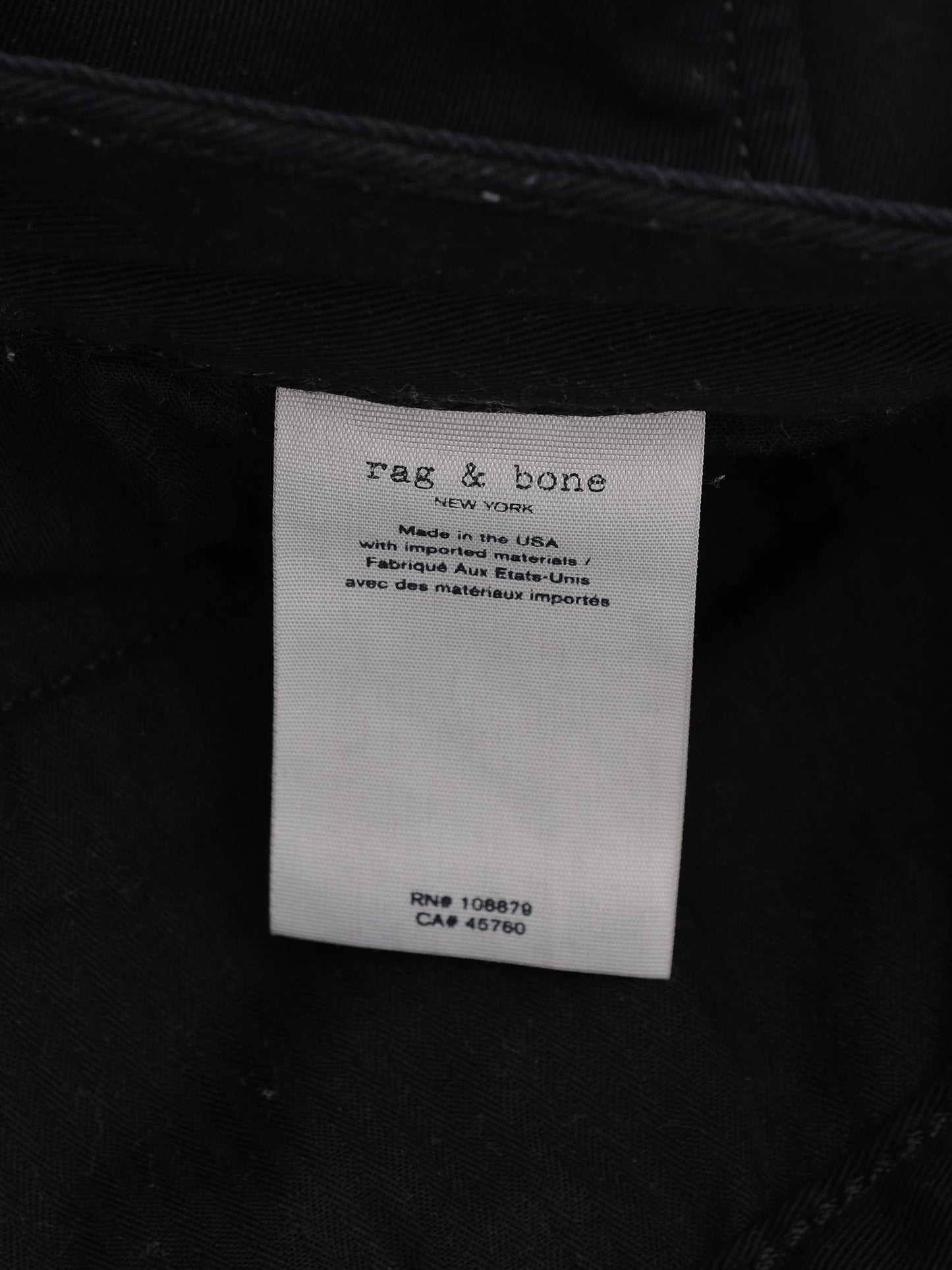 excellent rag&bone black polyurethane pants size xl men