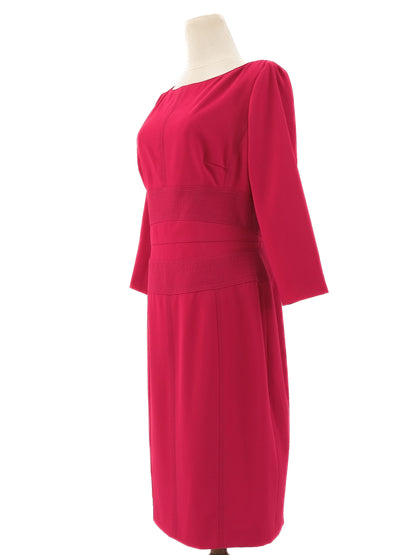 Elie Saab Pink Long-Sleeved Dress Size L - Excellent Condition