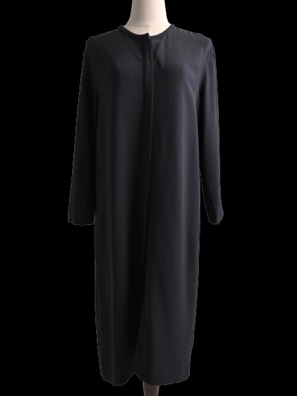 max mara black cotton dress size m excellent condition