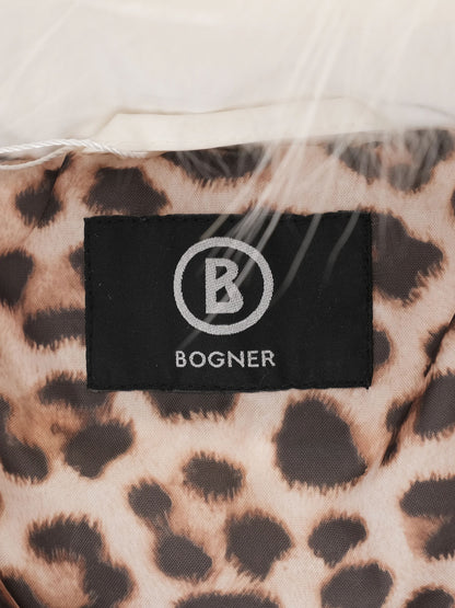 Perfect Bogner White Women's Snow Suit Size S with Fur Hood