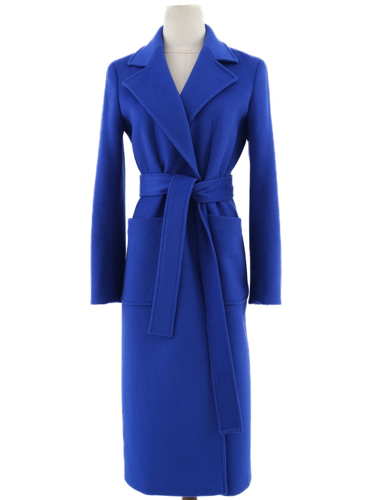 MaxCo Women's Blue Wool Coat XXS Perfect Condition