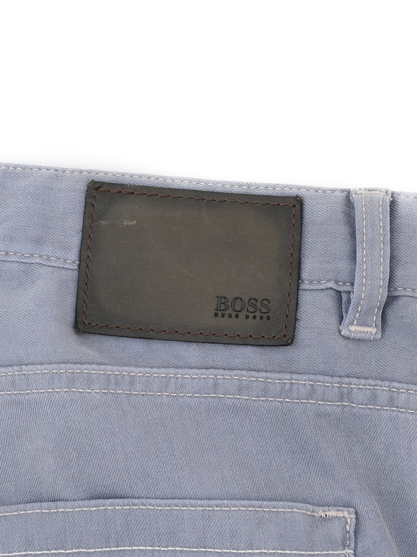 excellent hugo boss gray jeans size l men's elastane