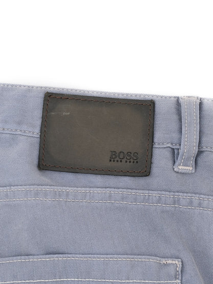 Excellent Hugo Boss Gray Jeans Size L Men's Elastane
