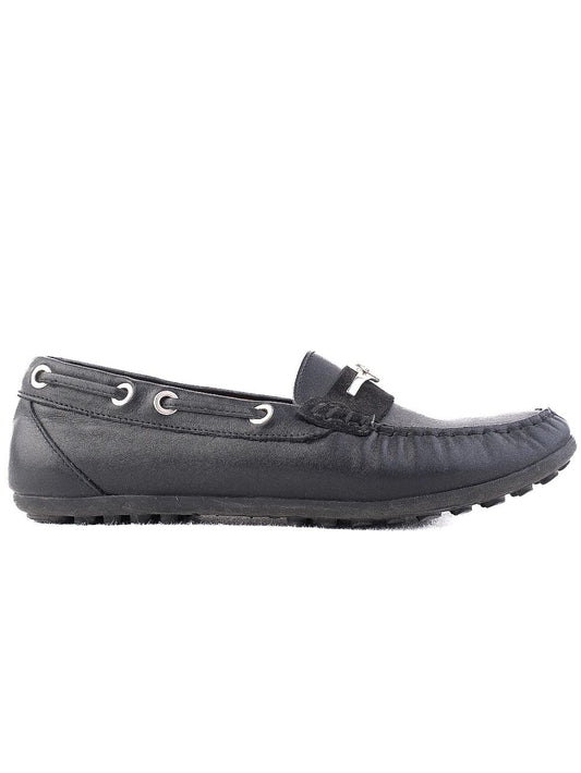 Average Cezare Paciotti Black Leather Loafers Size 37 Women