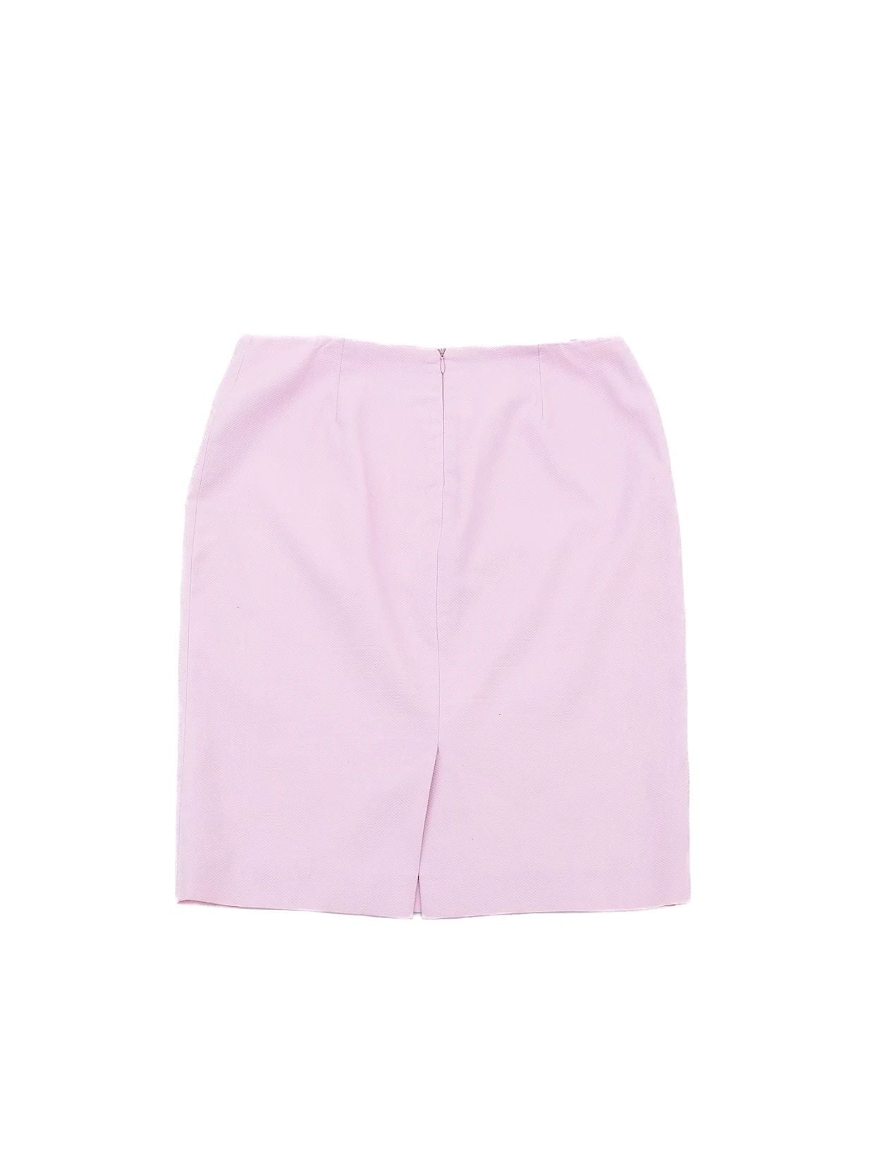 excellent luisa spagnoli pink cotton jacket size l with zipper