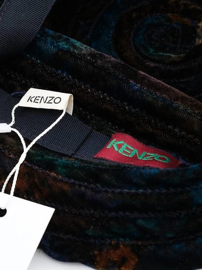 Excellent Kenzo Hat Combined Textured Viscose Size XS