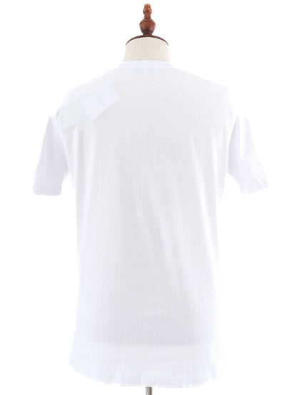 Excellent Kenzo White T-Shirt Men's M Cotton Graphic Tiger Design