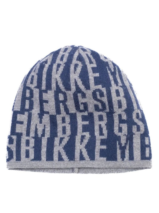 Excellent Bikkembergs Gray Polyester Beanie Hat for Kids Size 5