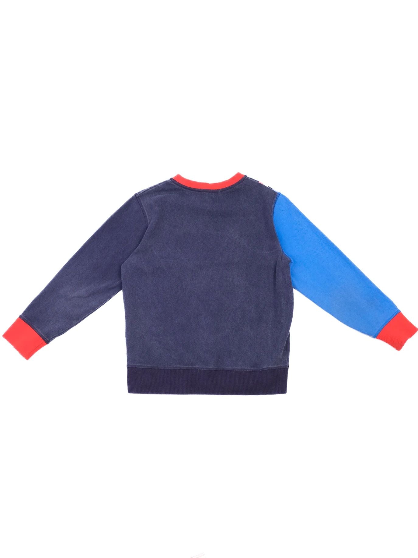 excellent burberry kids sweatshirt blue red size 10 with knight design