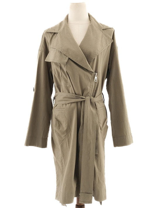 Excellent Vivienne Westwood Khaki Trench Coat Size S Women Viscose