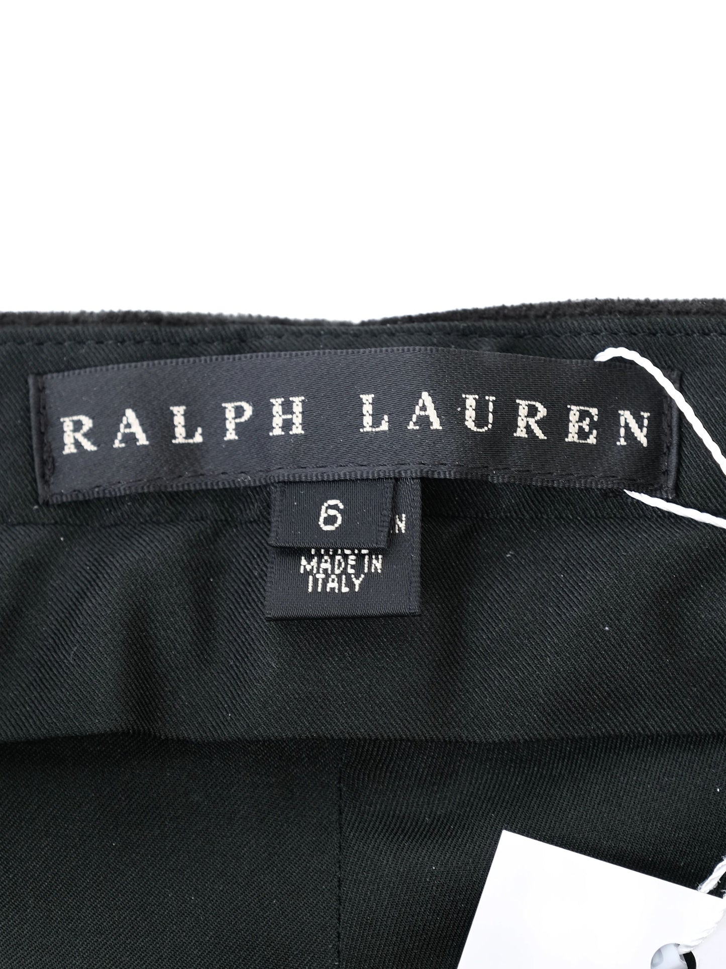 excellent ralph lauren green velvet pants size 6 made in italy