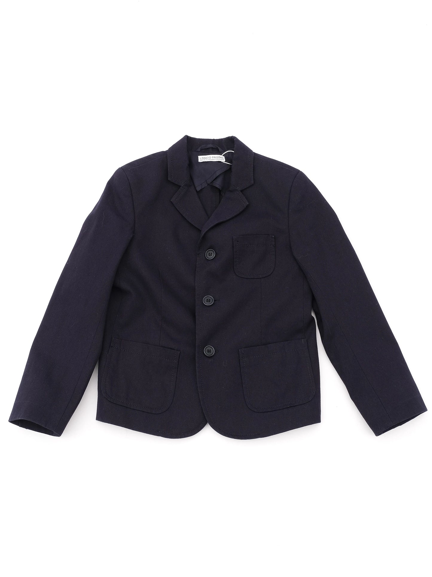 excellent navy blue suit for kids - jacket & pants set
