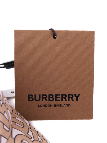 NEW Burberry Pink Silk Hat Size S with Interlocking Letter Pattern