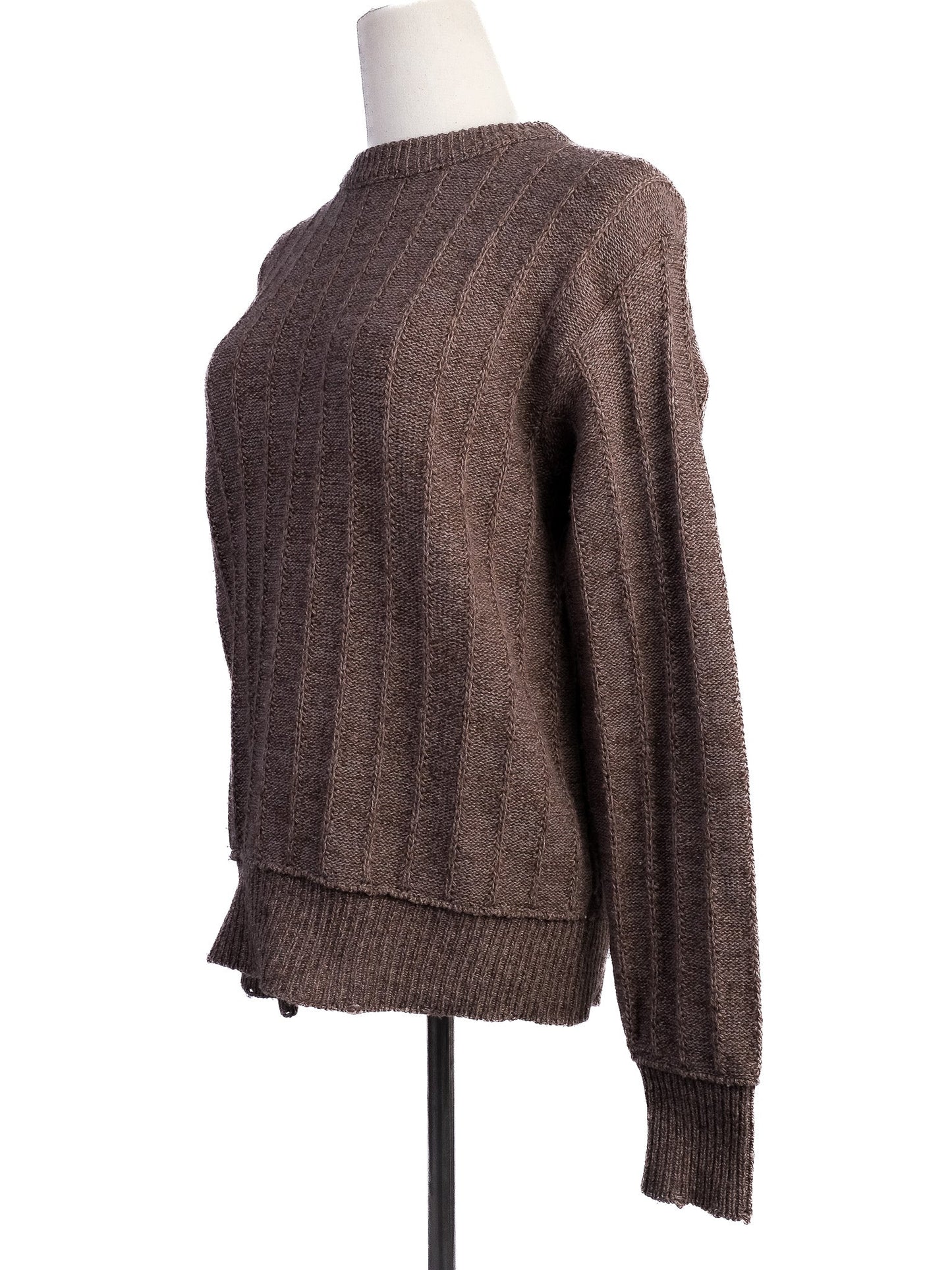 excellent dolce gabbana orange wool sweater size s