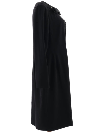Excellent Paule KA Black Dress with Lace Panels Size XXL