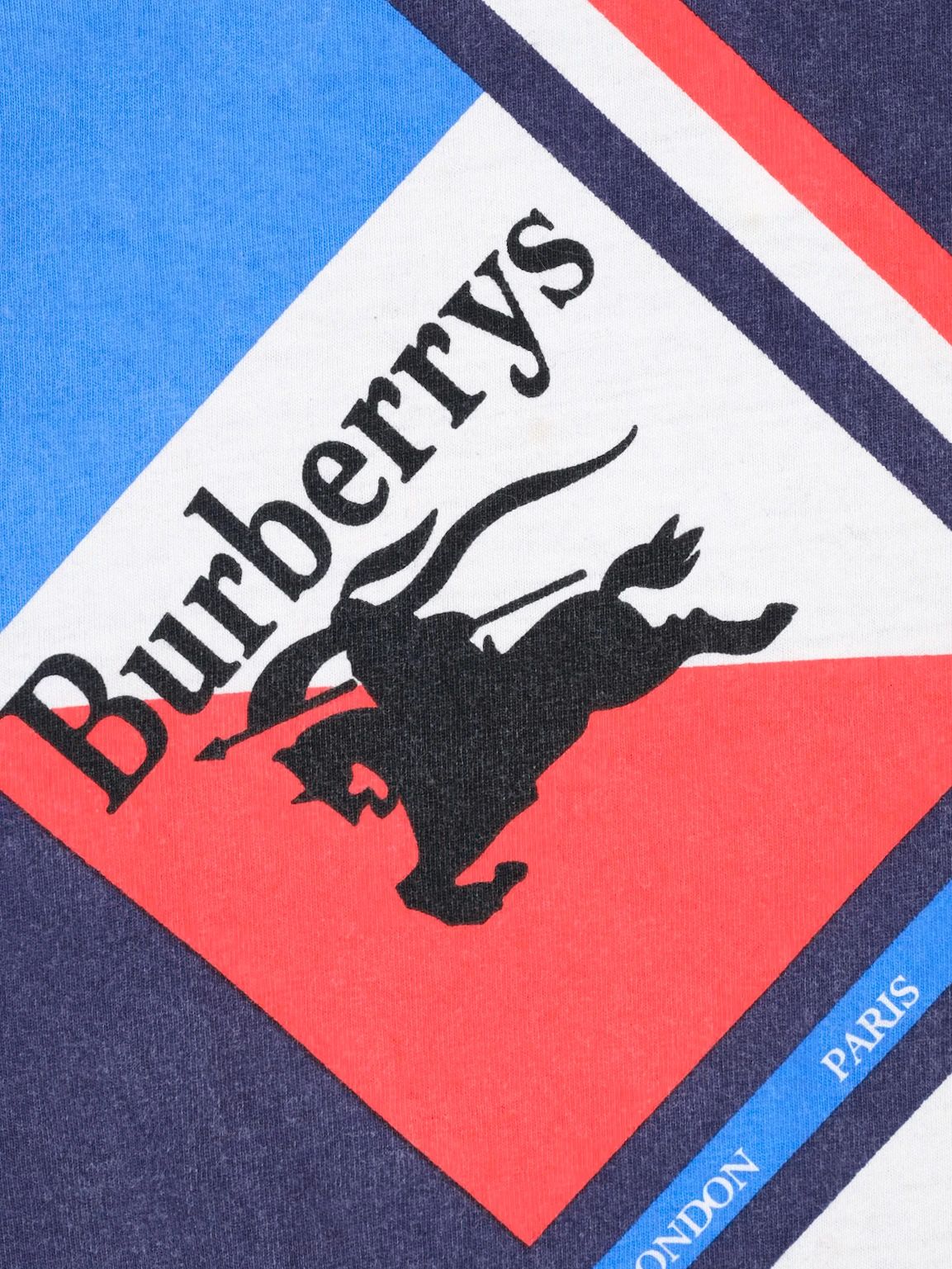 excellent burberry kids sweatshirt blue red size 10 with knight design