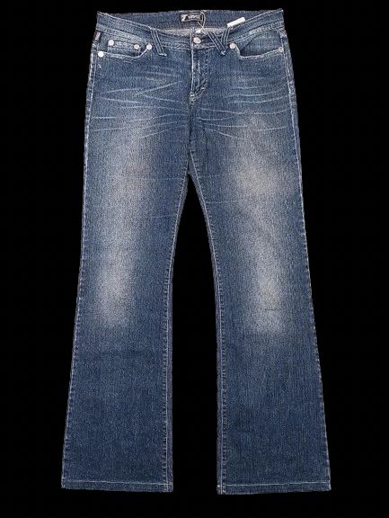 excellent versace jeans couture blue cotton jeans size m
