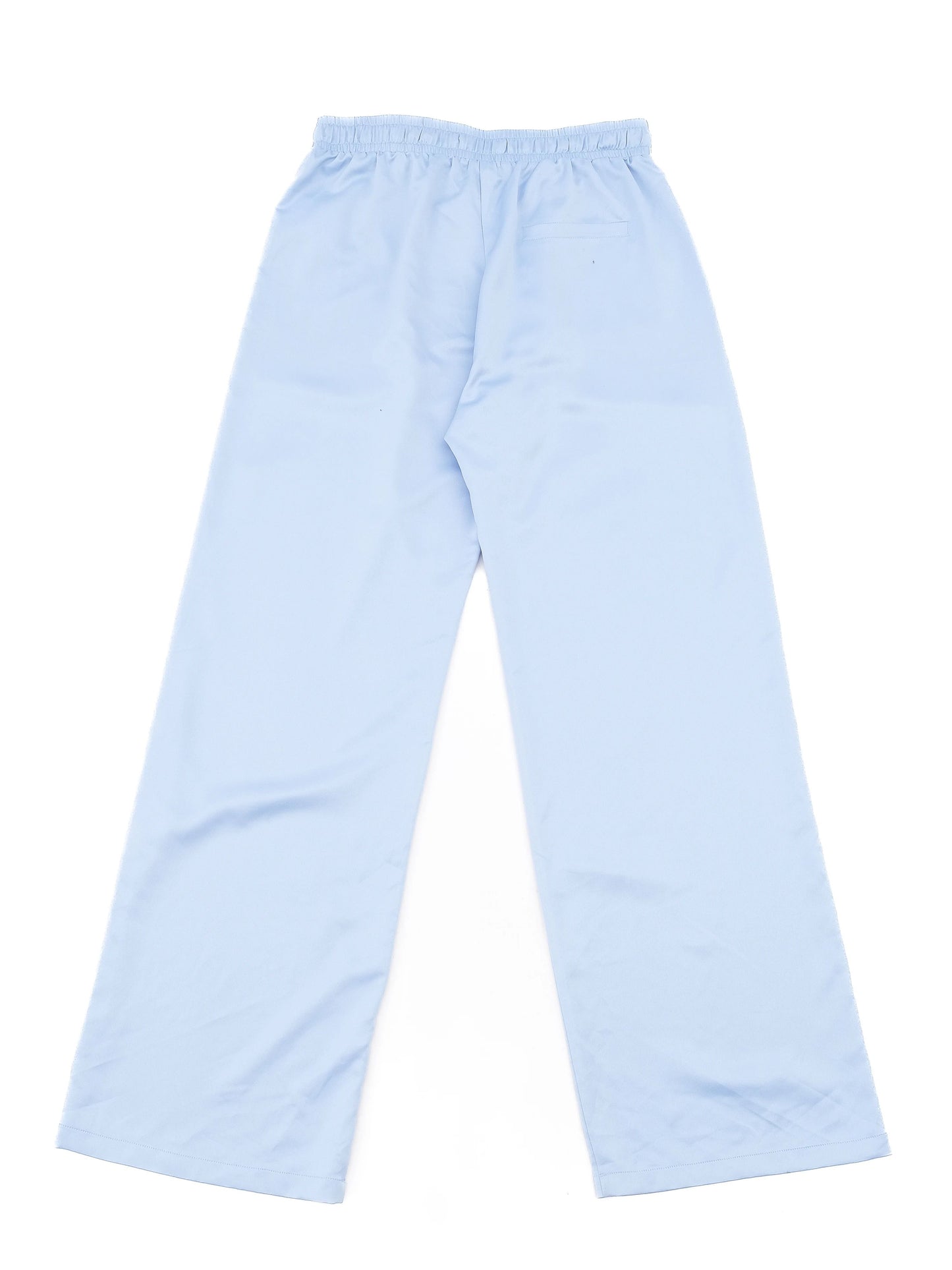 new marella light blue pants size l with drawstring and pockets