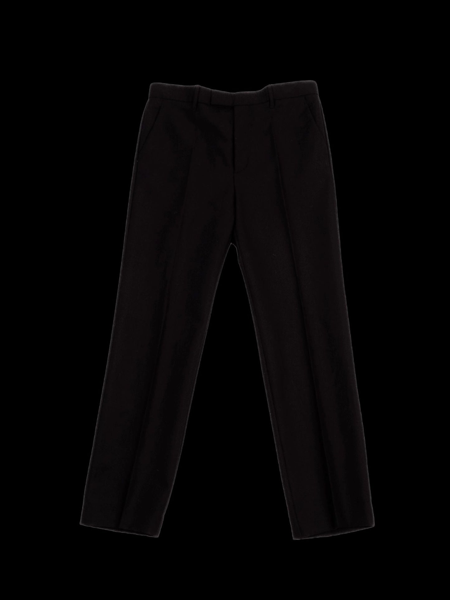 excellent gucci black wool dress pants size m for men