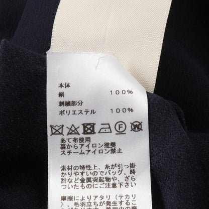 Hermes Chne Dunkel Other Tops Navy Silk 3e 0609dv