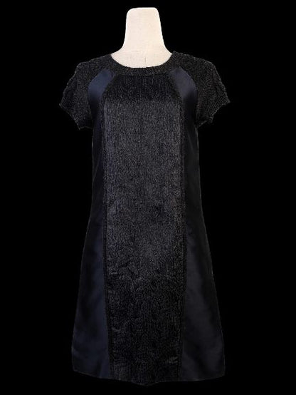 Excellent MAX&Co Blue Wool Short-Sleeved Dress Size XS