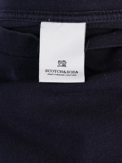 Excellent Scotch&Soda Men's Blue T-Shirt Size XL Elastane