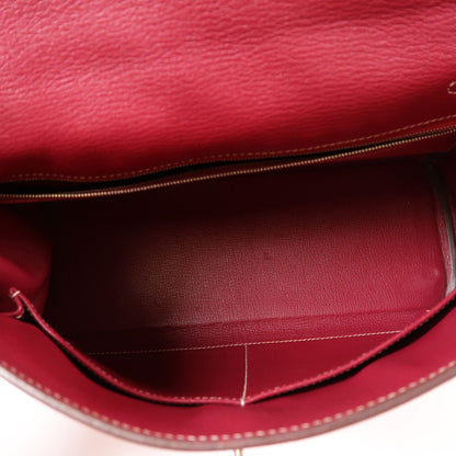 Hermes Epsom Leather Kelly 32 Silver Hand-turn Shoulder Bag Rose Tyrien 2way Shoulder Bag Rose Tyrien Pink Rose Tyriem E